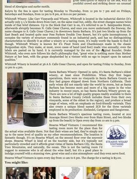 Santa Barbara City Wine Tasting