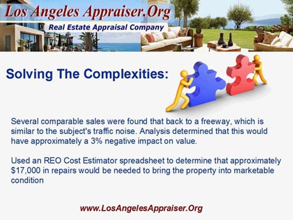Bank Owned Foreclosed Home Appraisal North Hills Ca