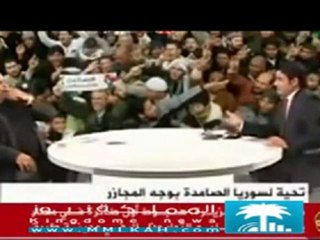 فضيحة عزمي بشارة في قناة الجزيرة مباشرة على الهواء