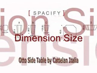 Otto Side Table by Cattelan Italia