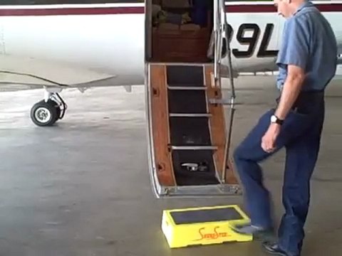 A Safe 6 inch Step Stool for Airline Passengers