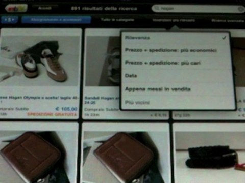 Applicazione iPad eBay [VideoRecensione iPader.it]