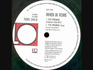 WHEN IN ROME - B2. The Promise (Dub)
