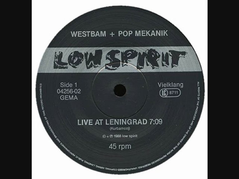 WESTBAM / POPULAR MEKANIK - A1. Live At Leningrad