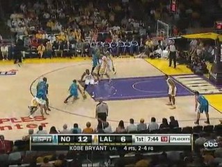 Hornets blok Bynum