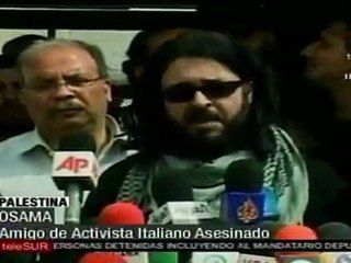 Miles de palestinos despiden a activista asesinado