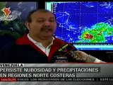 Seguirán lluvias en Venezuela, según pronósticos