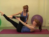 How to Do Pilates One Leg Stretch Exercise - Women's Fitness