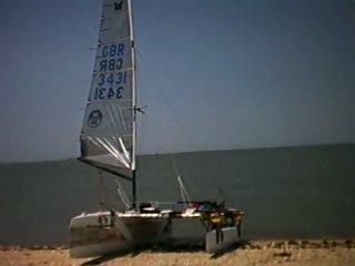 Proa sailing start at Magnolia Beach