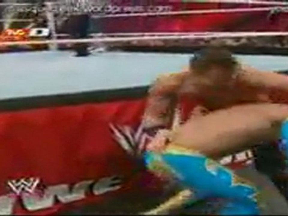 John Cena & Sin Cara vs The Miz & Alex Riley - WWE Raw - 18/04/11 - TVC