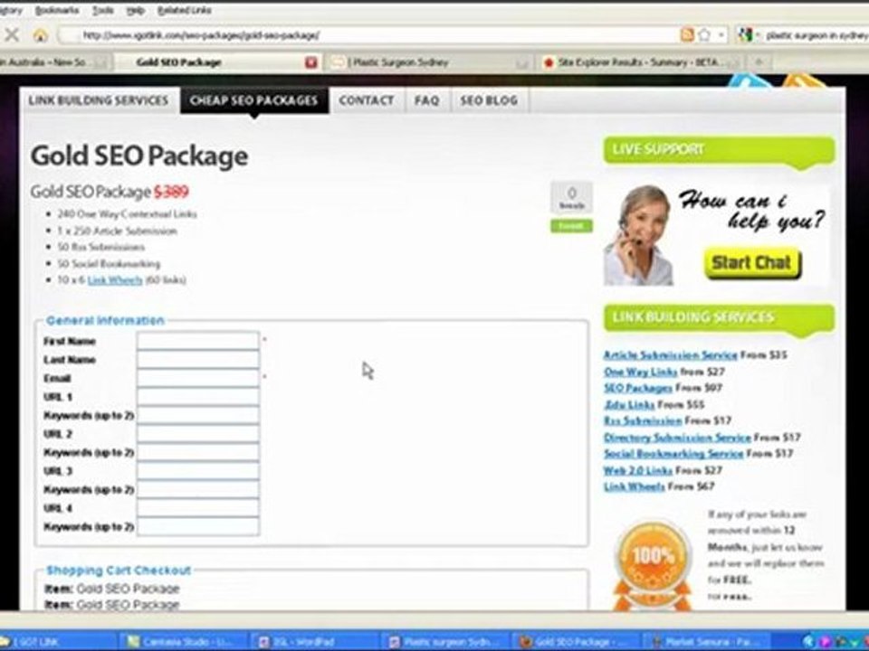 Case Study Plastic Surgeon Sydney