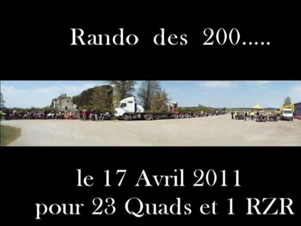 Quads : la  Rando des 200