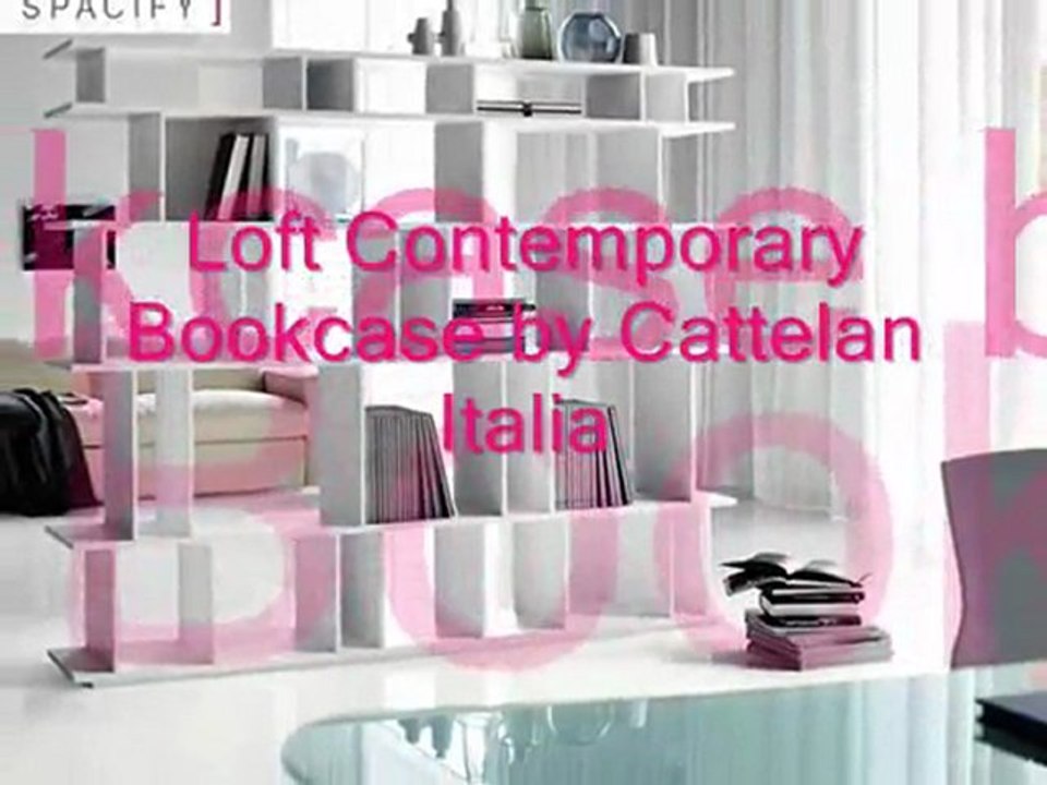 Loft Contemporary Bookcase by Cattelan Italia