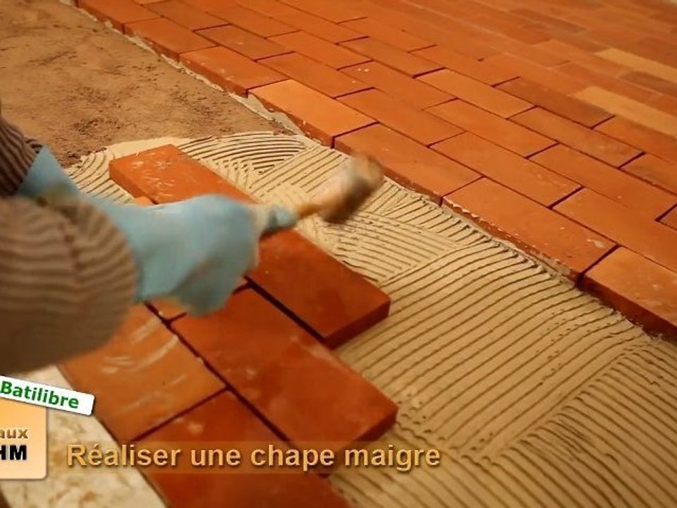 Chaux Boehm & Batilibre - Réaliser une chape maigre