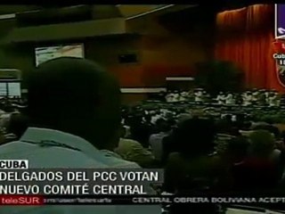 Delegados del PCC votaron por nuevo comité central
