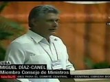 Presidente Chávez saluda a Partido Comunista cubano