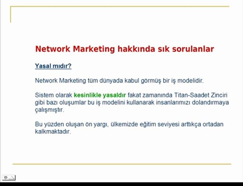 Ersağ network marketing ile para kazanma yolları