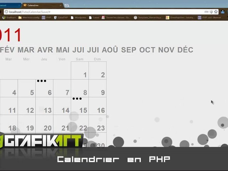 Grafikart - Calendrier