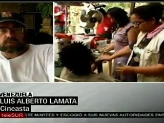 Lamata filma película Azú, sobre una esclava africana