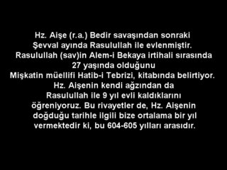 hz Ayşe kaç yaşında evlendi? en kesin delillerle ispatı