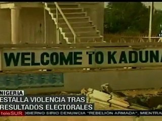 Violencia en Nigeria tras resultados electorales
