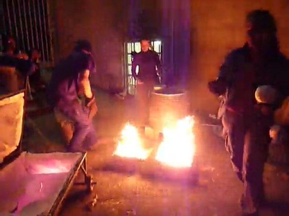 raku mjc Cahors Ingrid Paul aux pinces