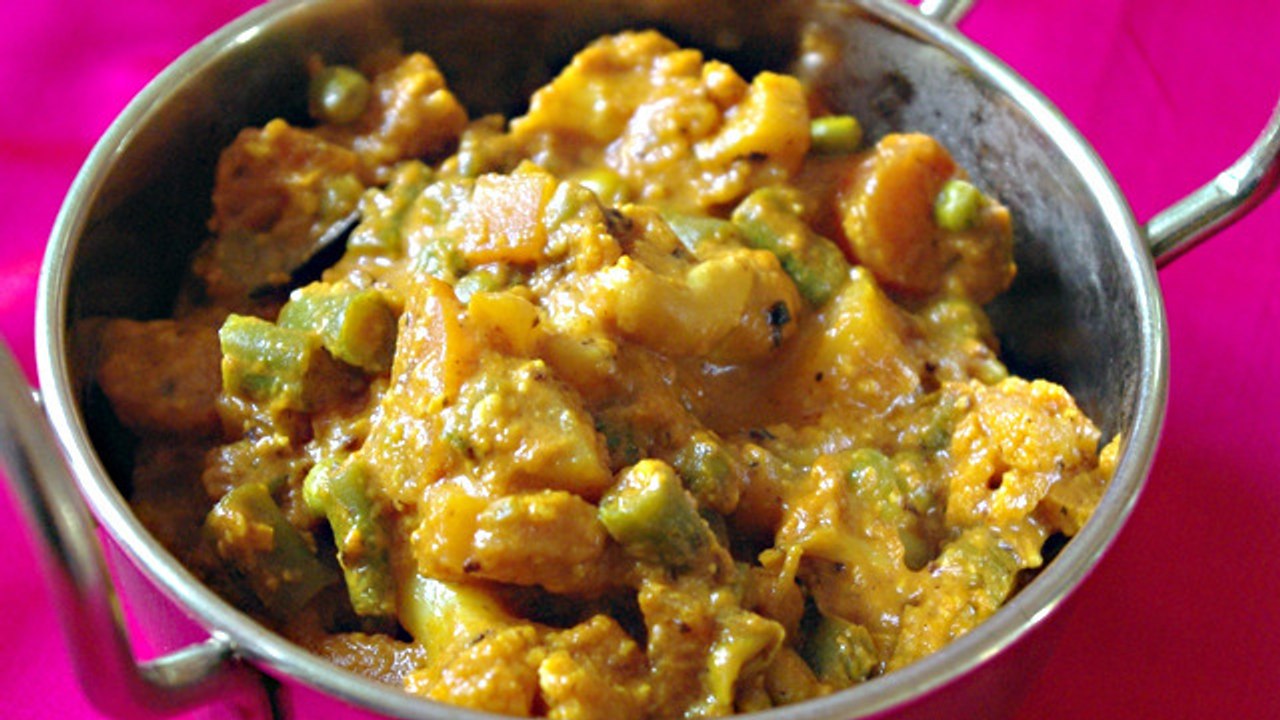 Recette indienne Légumes Korma