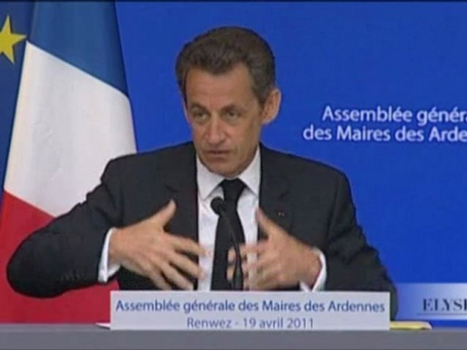 N. Sarkozy débat avec les maires des Ardennes