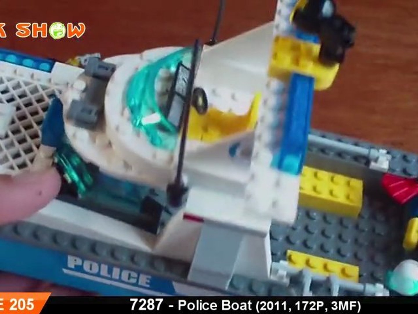 LEGO City 2011 Police Boat Review : LEGO 7287 - video Dailymotion