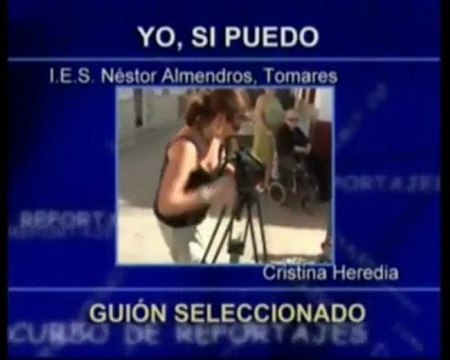 Autora de reportaje sobre Yo sí puedo en Sevilla explica cómo ganó concurso de Canal Sur