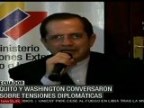 Washington y Quito conversaron sobre tensiones diplomáticas
