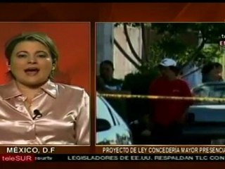 México: Senado analiza dar vía libre a Calderón con tropa