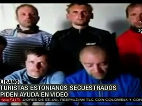 Turistas estonianos secuestrados piden ayuda