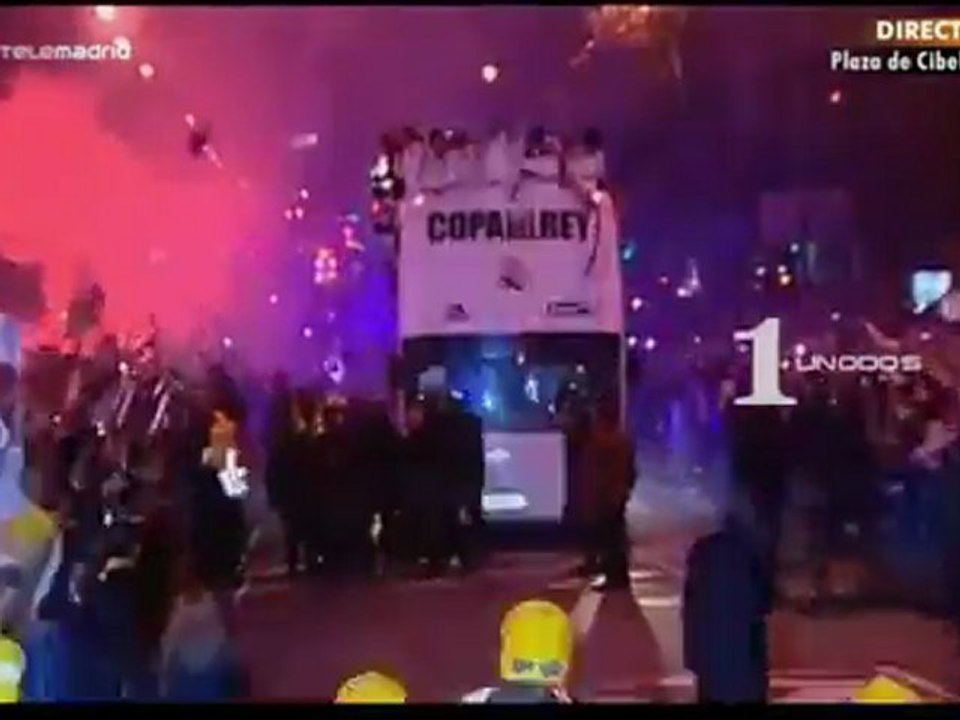 Ατύχημα με το Κύπελλο στους πανηγυρισμούς της Ρεάλ