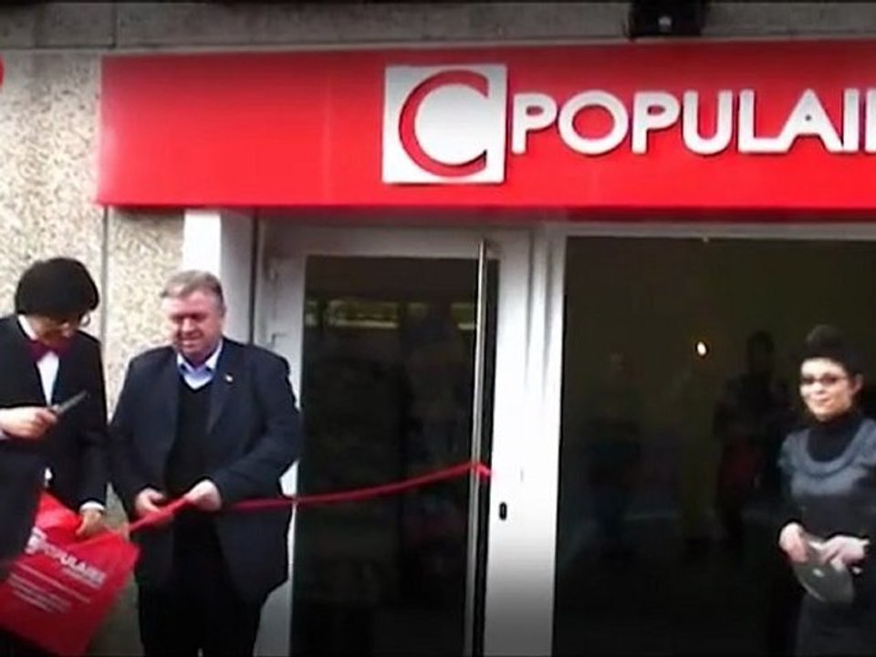 Inauguration du magasin Cpopulaire