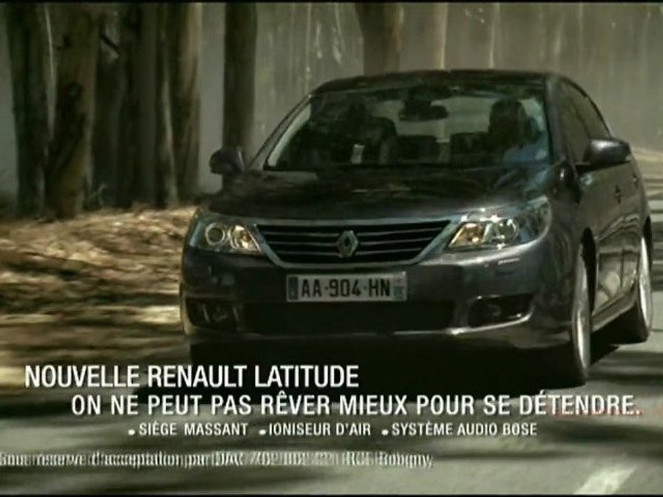 Publicité HD - Renault Latitude (삼성 sm5) "Je vous masse les pieds" (2011)