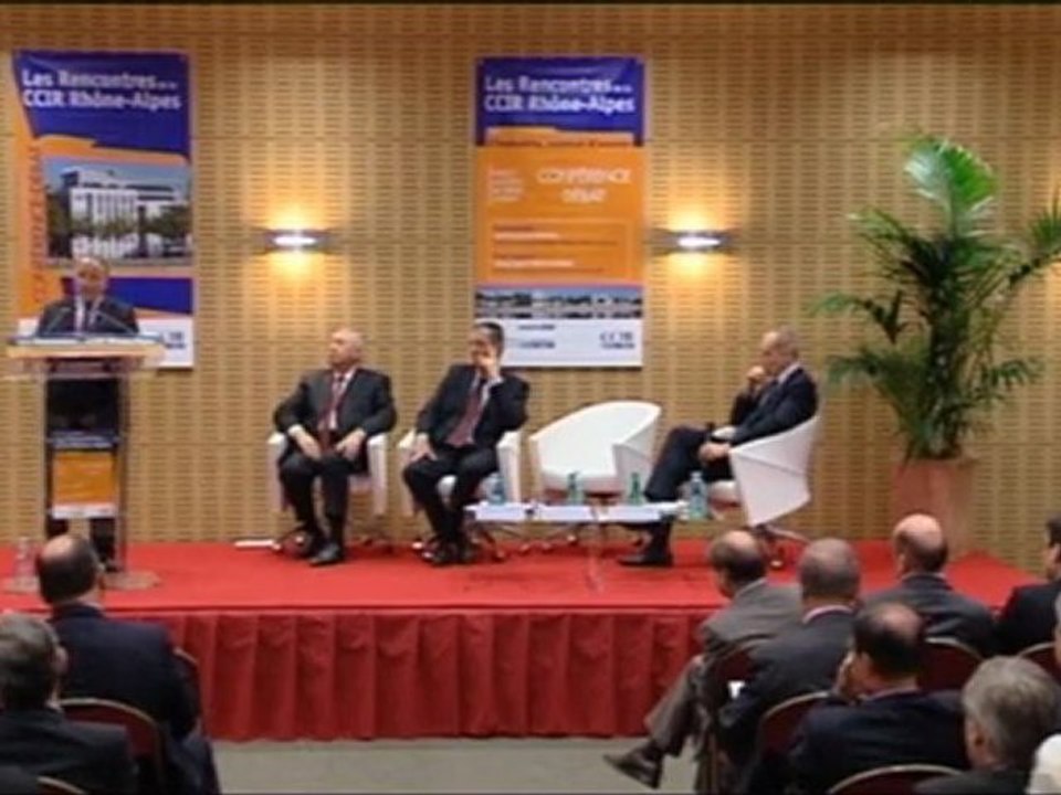 Thierry de LA TOUR d'ARTAISE - Question 2 - Rencontres de la CCIR Rhône-Alpes