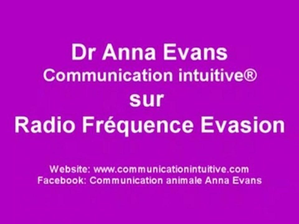 Anna Evans sur Radio Fréquence Evasion!  Edouard (3/3)