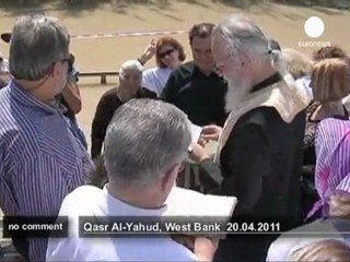 baptême dans l'eau du Jourdain - no comment