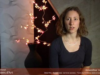 Prix Avenir Métiers d'Art  2010 - Amandine Verdant