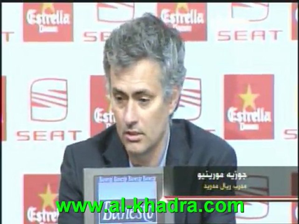 REAL 1-0 BARCA (Les rèactions de zizou,mourinho et adebayor)