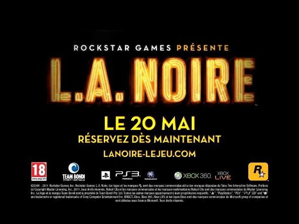 L.A. Noire Bande-annonce - Monter en grade