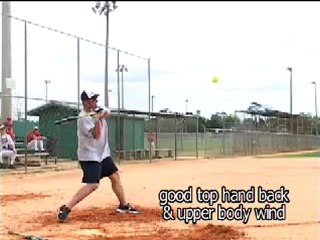 Hands Back with upper body wind, a key to maximizing power in a rotational swing