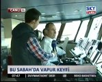 ŞH-Fatih Vapuru Sky Türk Canlı Yayın