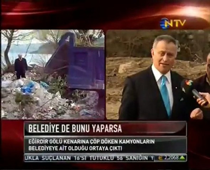 NTV EĞİRDİR EĞİRDİR GÖLÜ'NDE ÇEVRE KİRLİLİĞİ