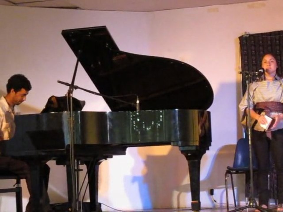 Alexandra et Julio interprètent  "creian" de Olga Pinilla Burguière, le chant de la chlorophylle