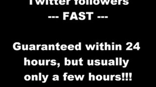 Buy 100 Quality Twitter Followers for Only $5