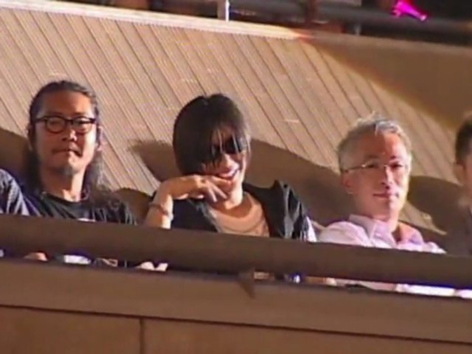 Gackt at ayu's concert