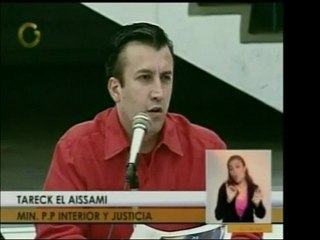 El Min. de Interior y Justicia dijo que Rosales sufre de par