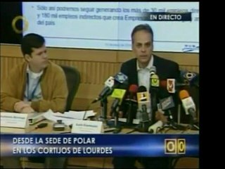 Alimentos Polar ante la intervención denunció la falta de ma